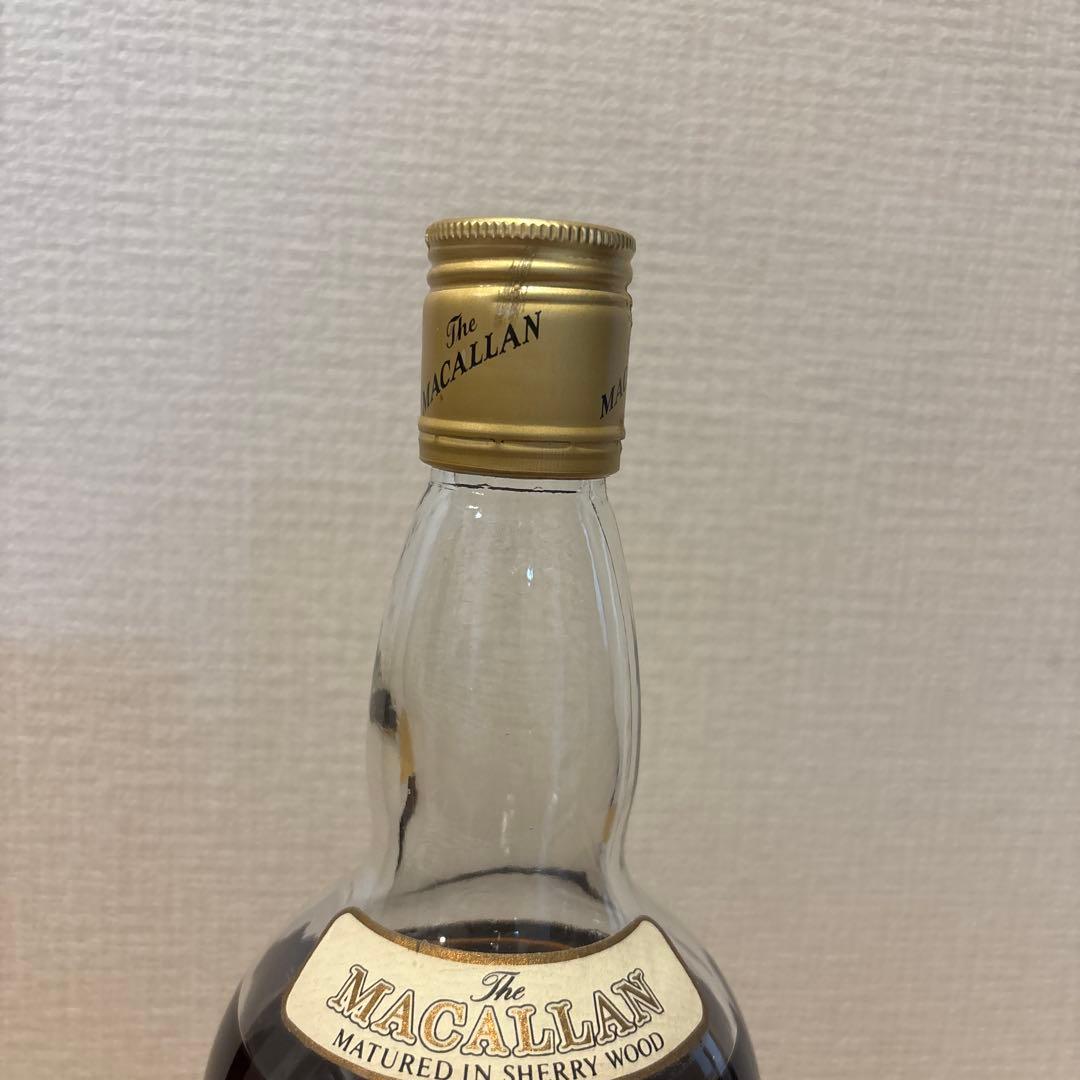 マッカラン 12年 シェリーオークカスク 1000ml 未開封 液面低い 現状品