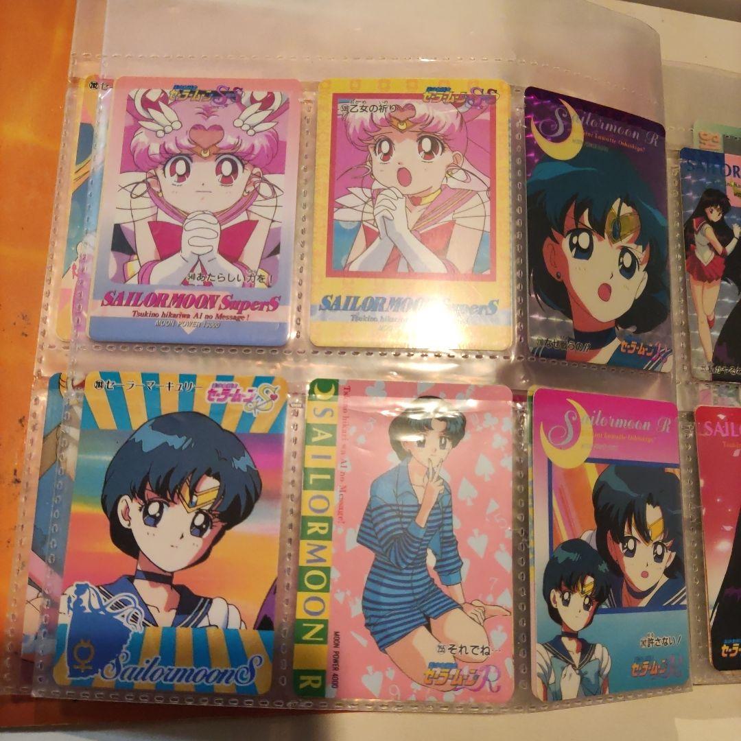 セーラームーンRとSカードファイル９０枚入 キラカード９枚含む