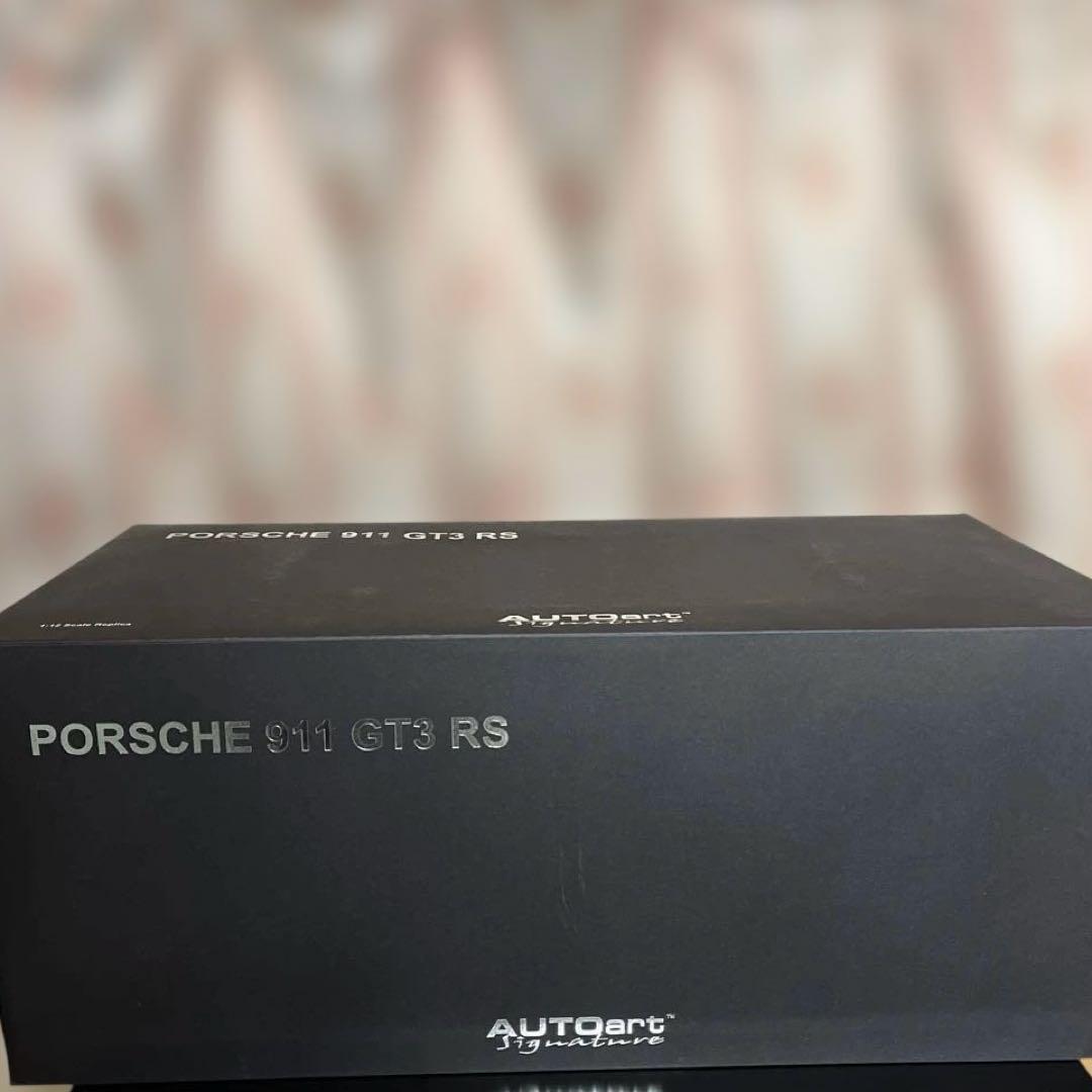【絶版】1/12 オートアート，ポルシェ911 GT3 RS オレンジ 絶版】1/12 オートアート，ポルシェ911 GT3 RS オレンジ 絶版ビック