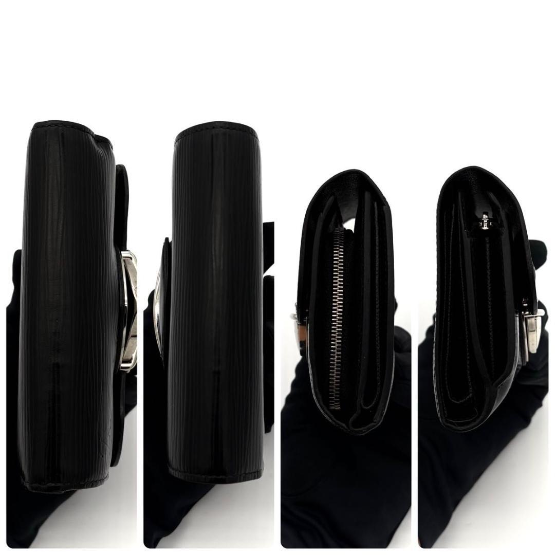 ルイヴィトン 折財布 エピ ノワール ポルトフォイユ ジョイ ブラック 2312