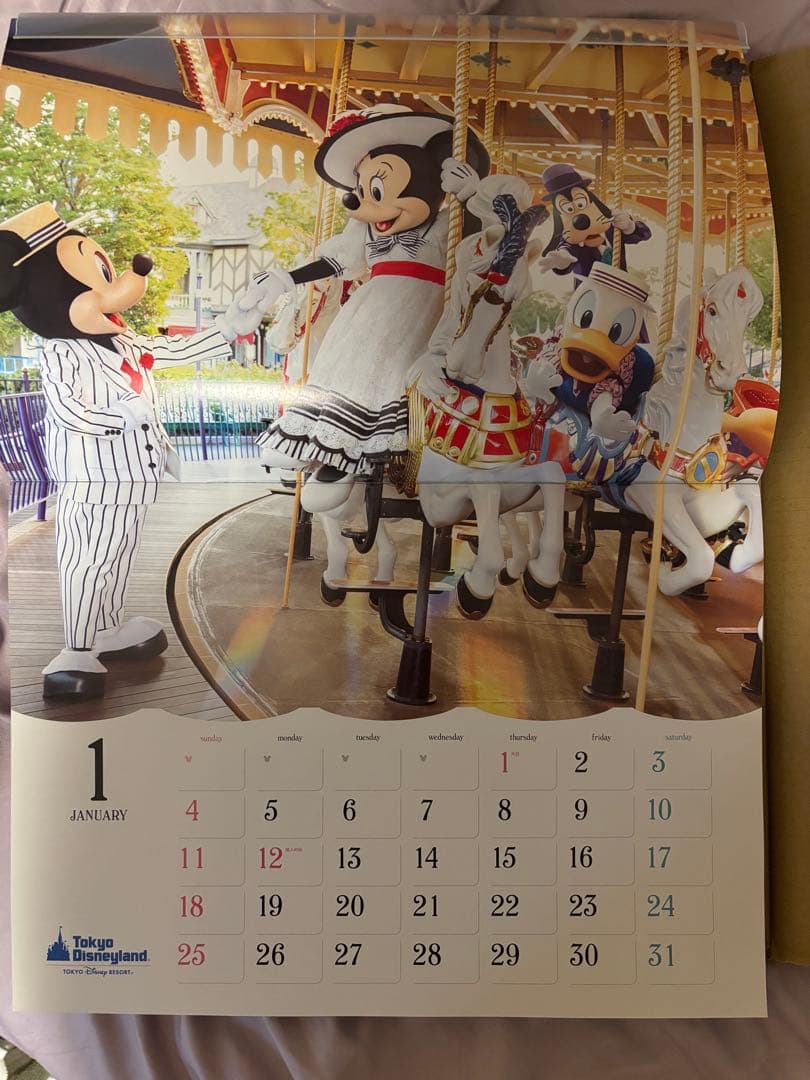 《公式　非売品》東京ディズニーリゾート カレンダー 2026
