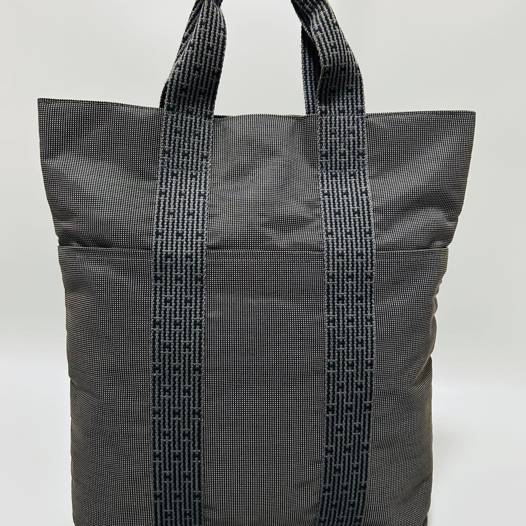 HERMES エルメス トートバッグ エールライン ハンドバッグ グレー