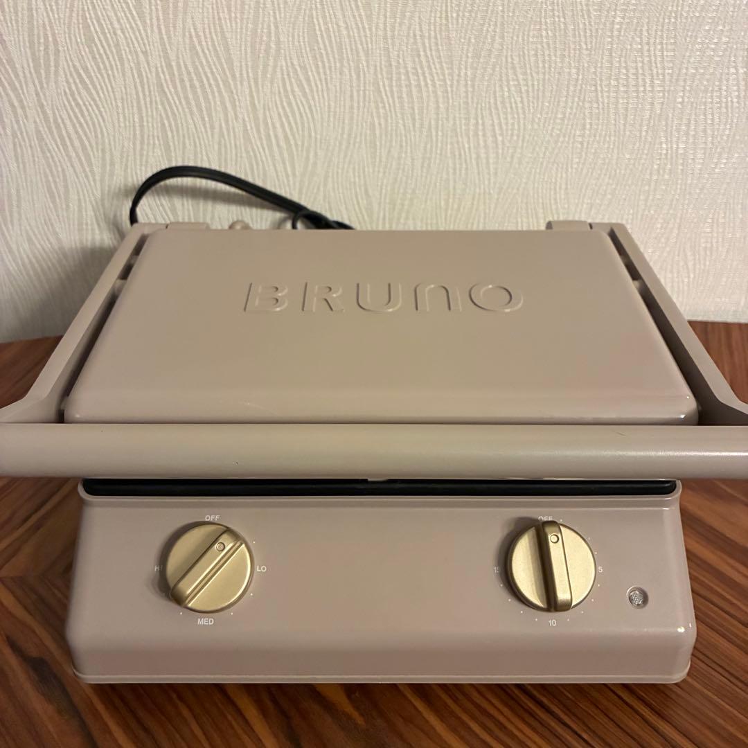 美品】BRUNO グリルサンドメーカー ダブル BOE084 グレージュ - メルカリ