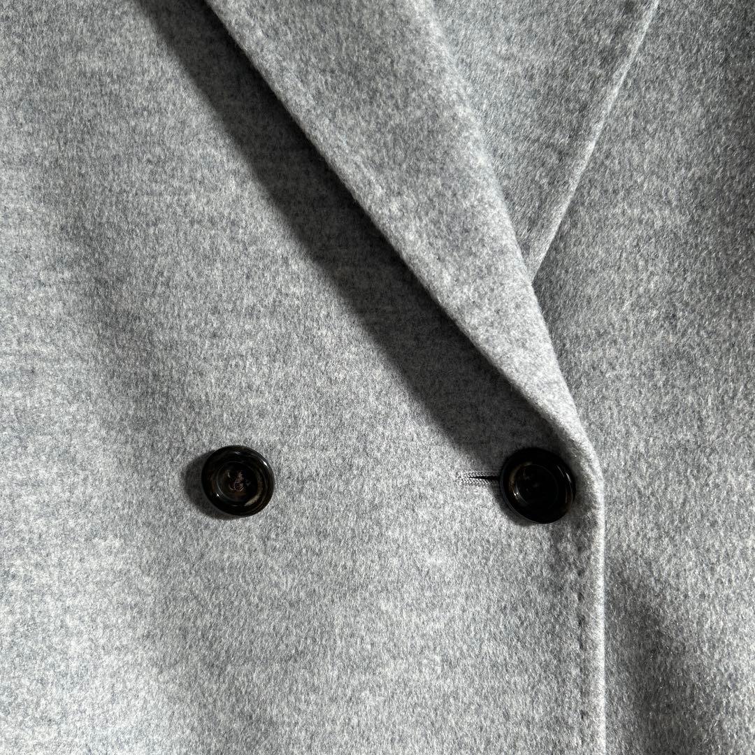 23区 ウールアンゴラビーバーチェスターコートライトグレー 38 - メルカリ