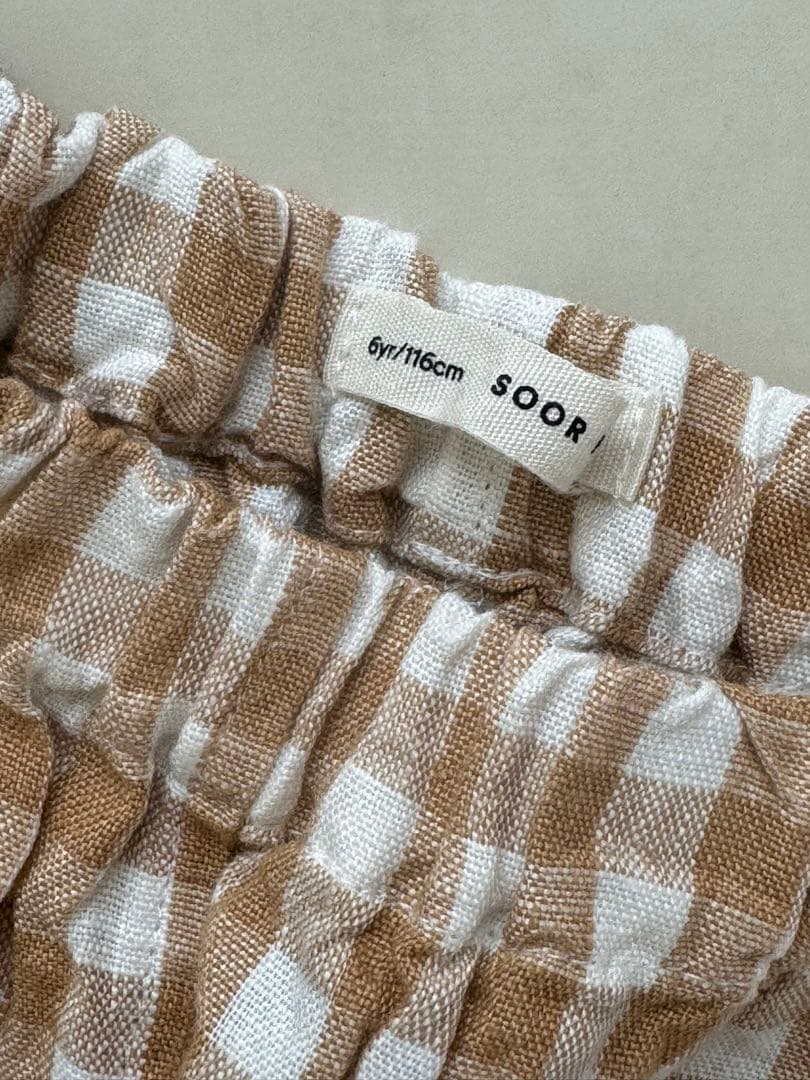 6yr SOOR PLOOM チェック柄パンツSOOR PLOOM Otto Trousers 6y / Gimgham
