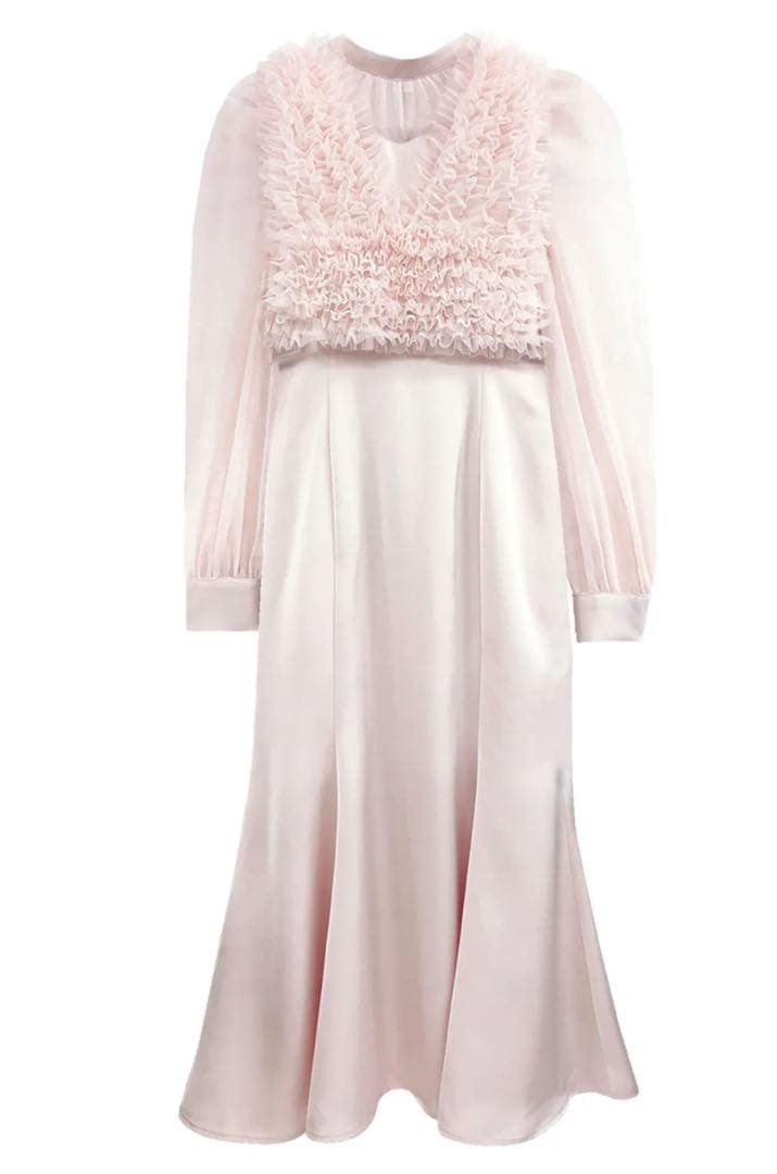 Rose Muse オケージョンドレス Rosemuse 2way sleeve floral dress