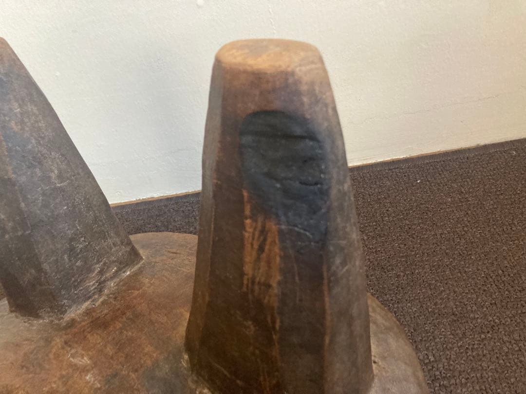 アフリカ家具　セヌフォ族スツール　コートジボワール　セヌフォスツール