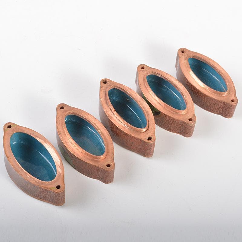 eyeknow74　時代提げ物　古七宝琺瑯彩　葵文印籠　N　6154