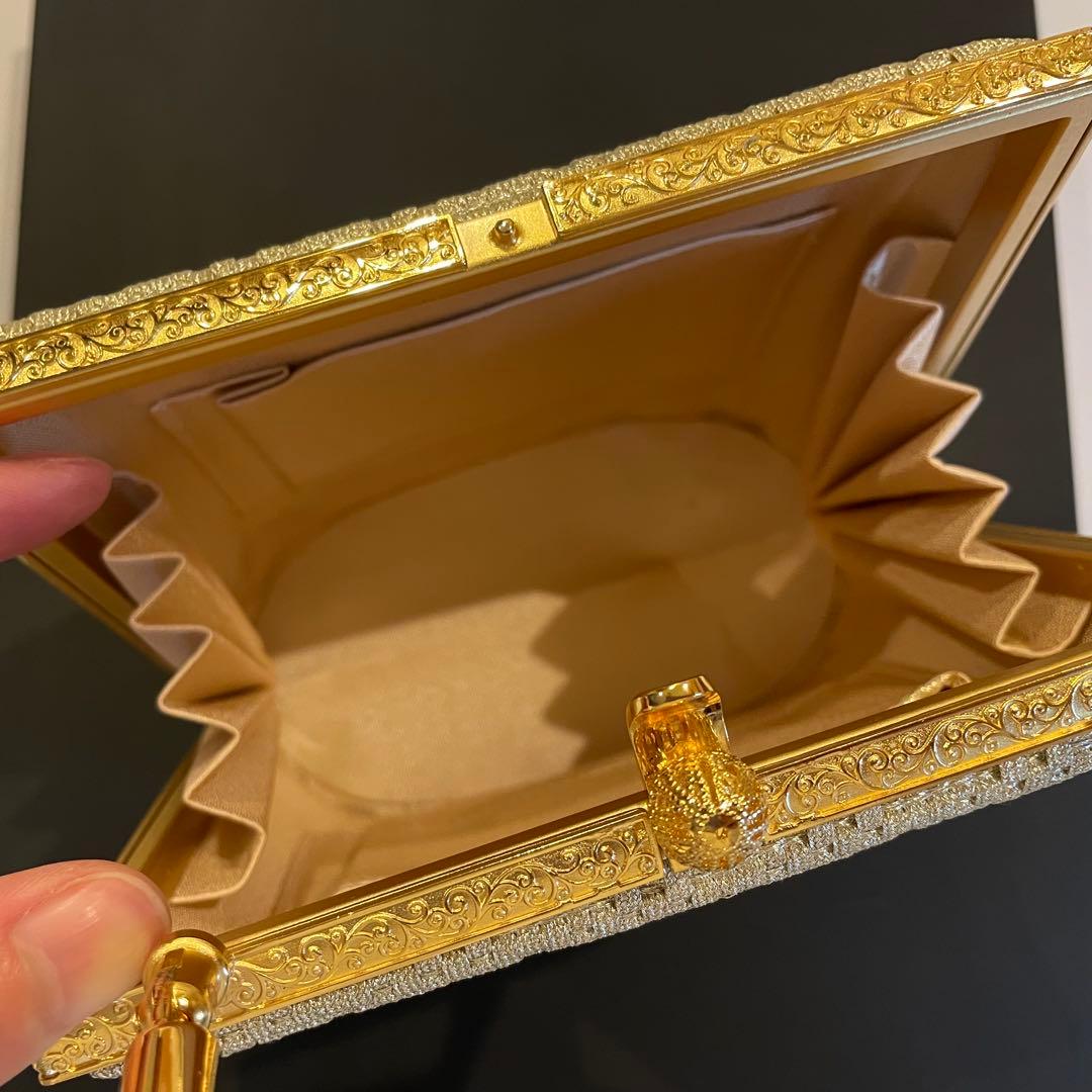 ゴールド スクエア 和装用バッグ