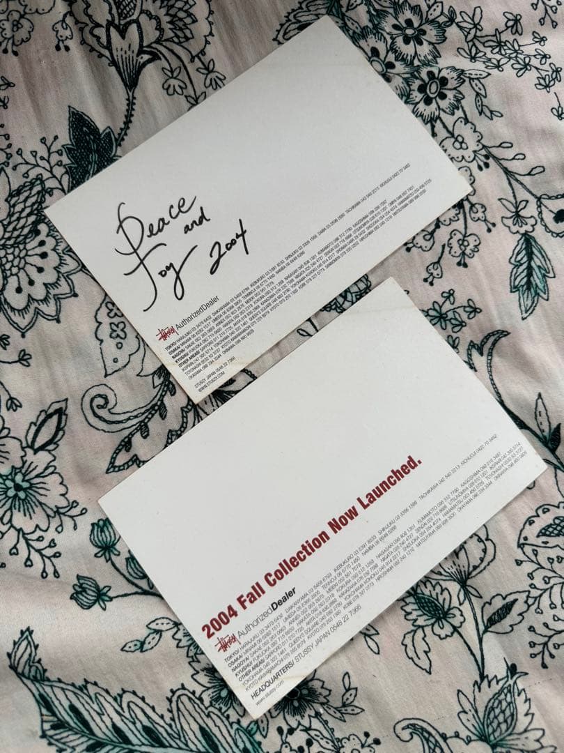 Stussy ショッピングバッグ 4点 ハガキ二枚 レア 貴重 年代物 Stussy