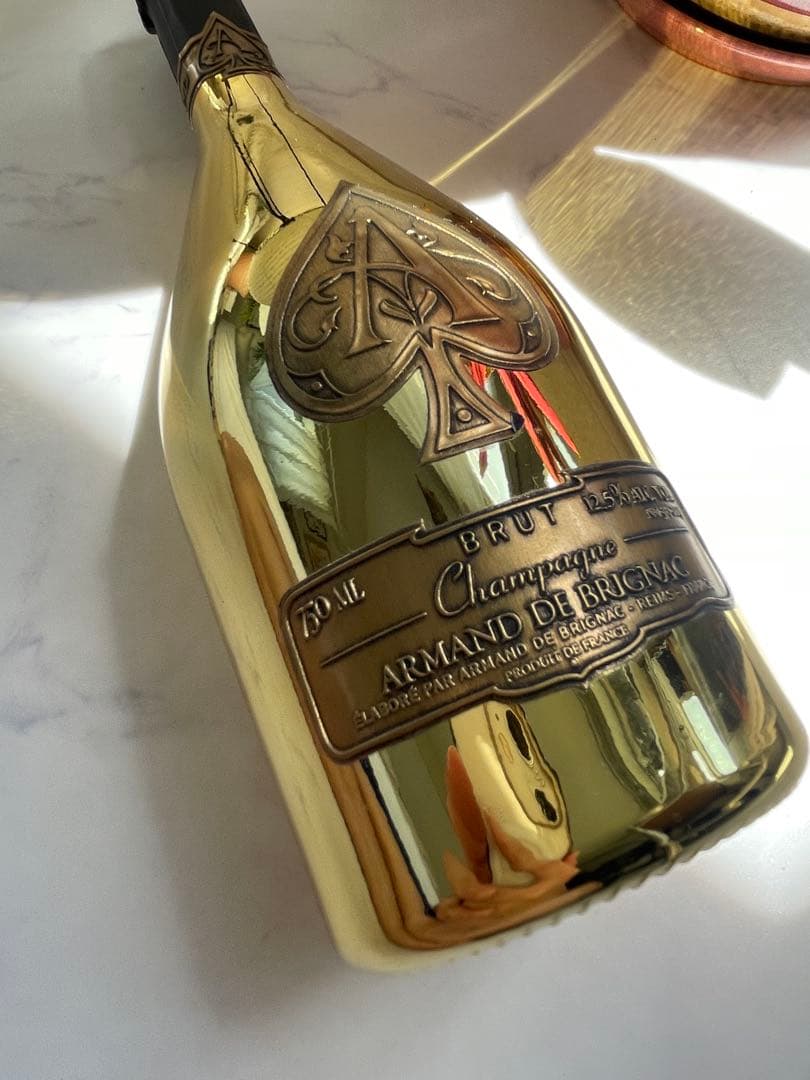 新品未開封 Armand de Brignac ゴールドシャンパン 750ml