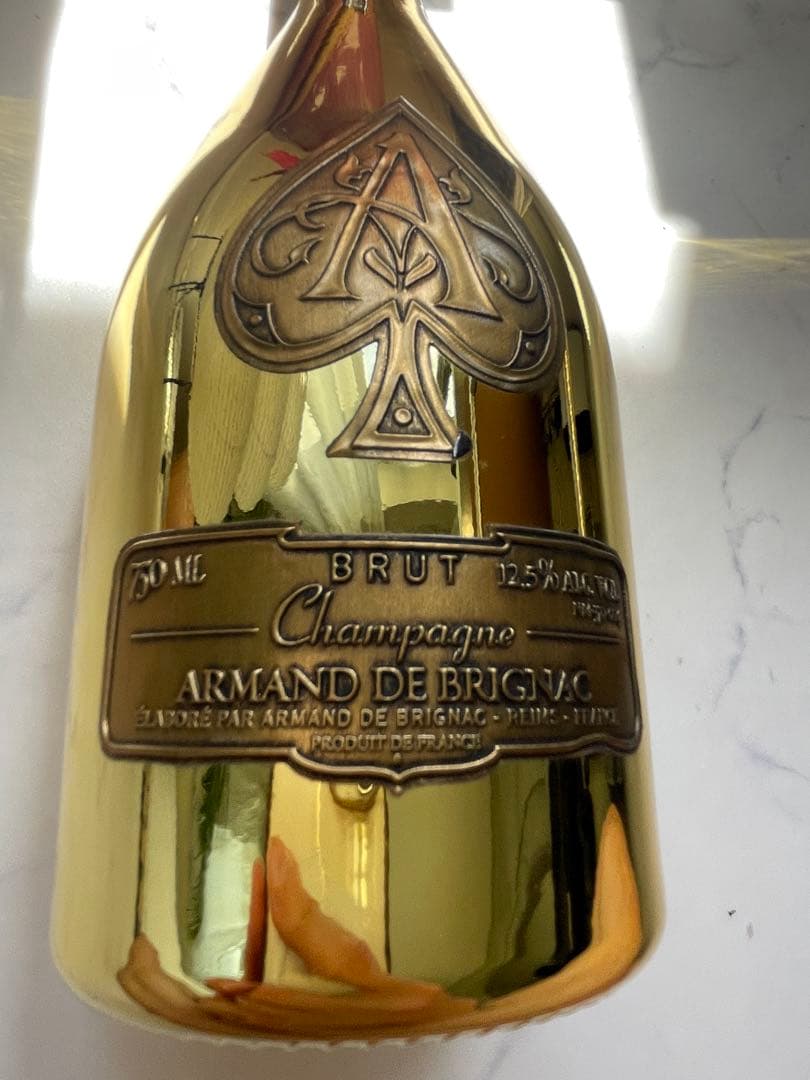 新品未開封 Armand de Brignac ゴールドシャンパン 750ml