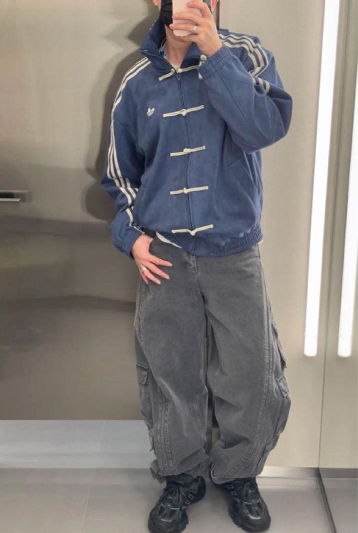 adidas アディダス 中国限定 巳年チャイナトラックジャケット ネイビー