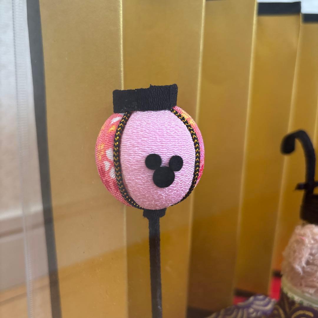 ダッフィー＆シェリーメイ　雛人形　ケース付き　ハンドメイド