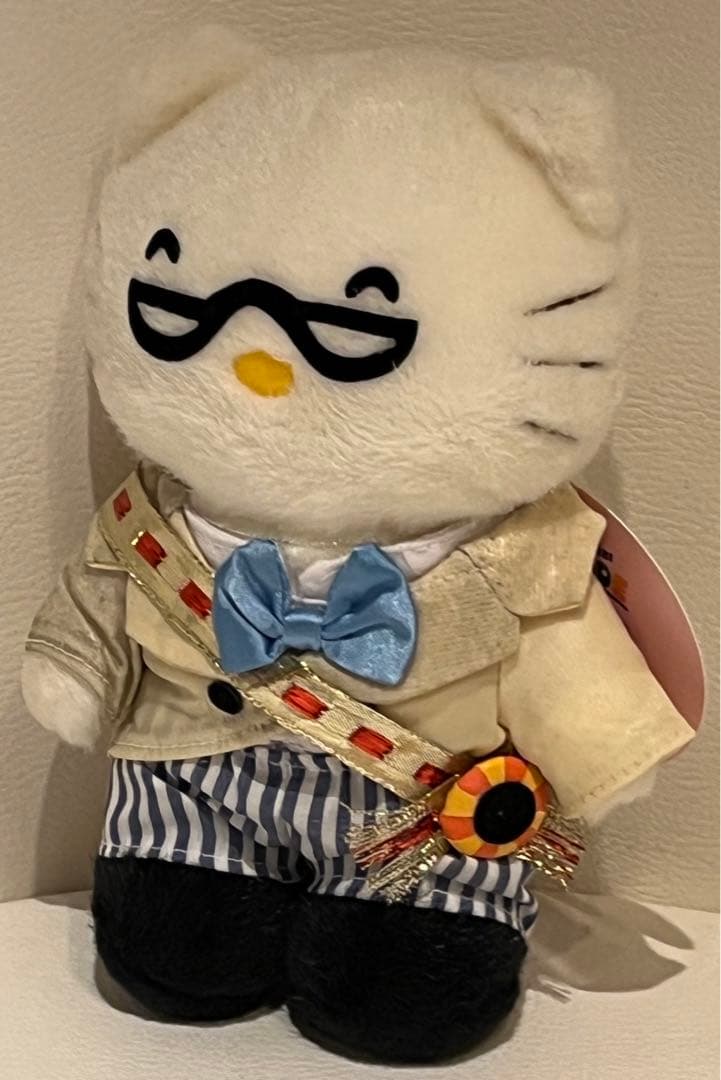 激レア　キティ パパ ぬいぐるみ　新品タグ付1999年サンリオピューロランド