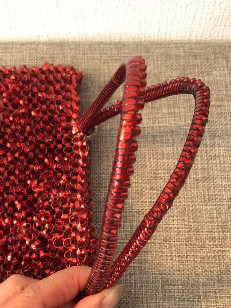 bear☆アンテプリマ ワイヤーバッグ レッド 希少カラー