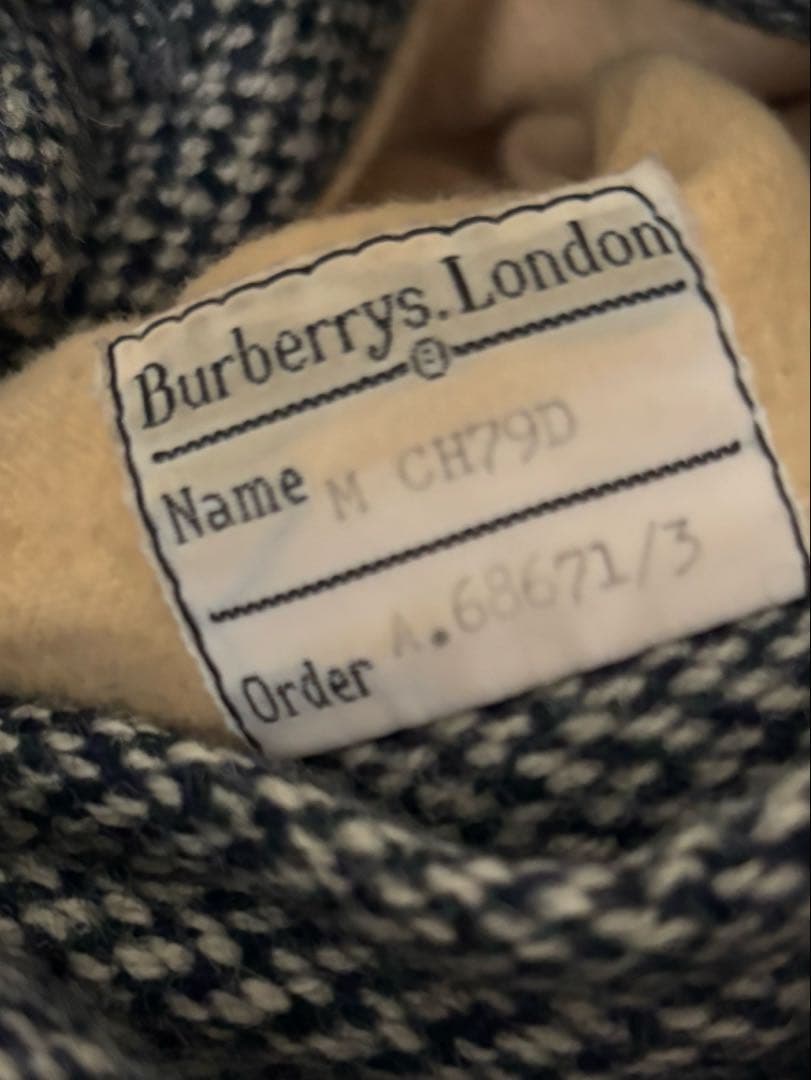 【Burberrys 丸善別注 英国製】　一枚袖