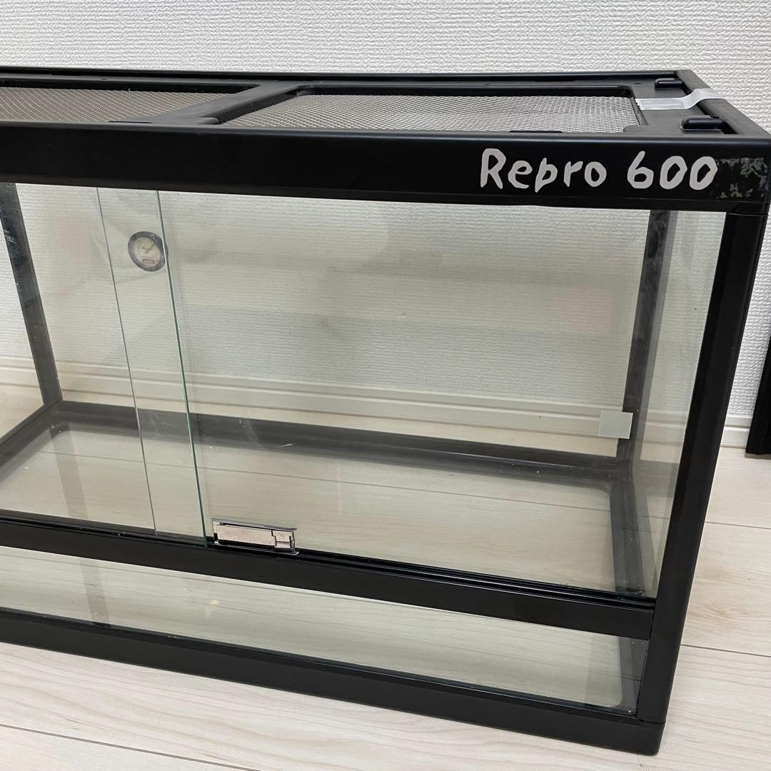 美品】ビバリア Repro 600 爬虫類ゲージ 60センチ 紫外線ライト付