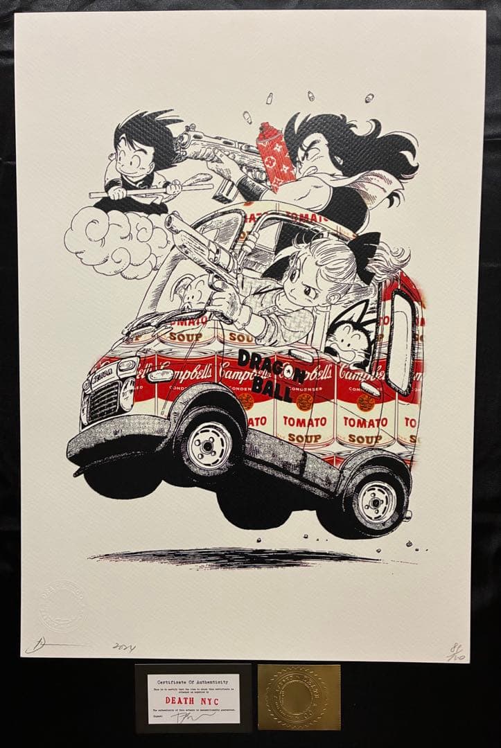 世界限定100枚 DEATH NYC アート ポスター db21 DEATH NYC 世界限定100枚 アート ポスター