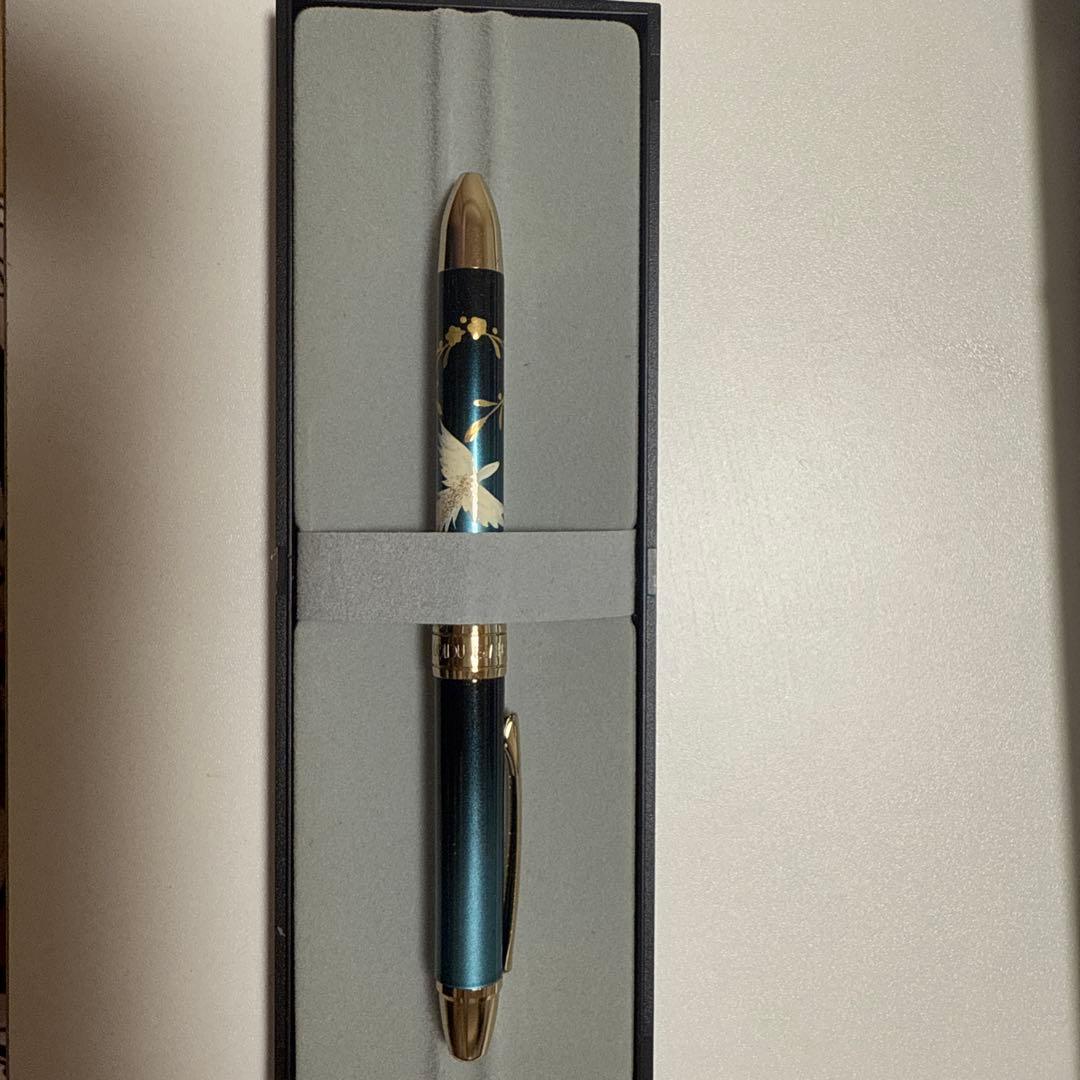 藤崎オリジナル 玉虫塗ボールペン 羽生結弦さん衣装モチーフ蒔絵 天と地と