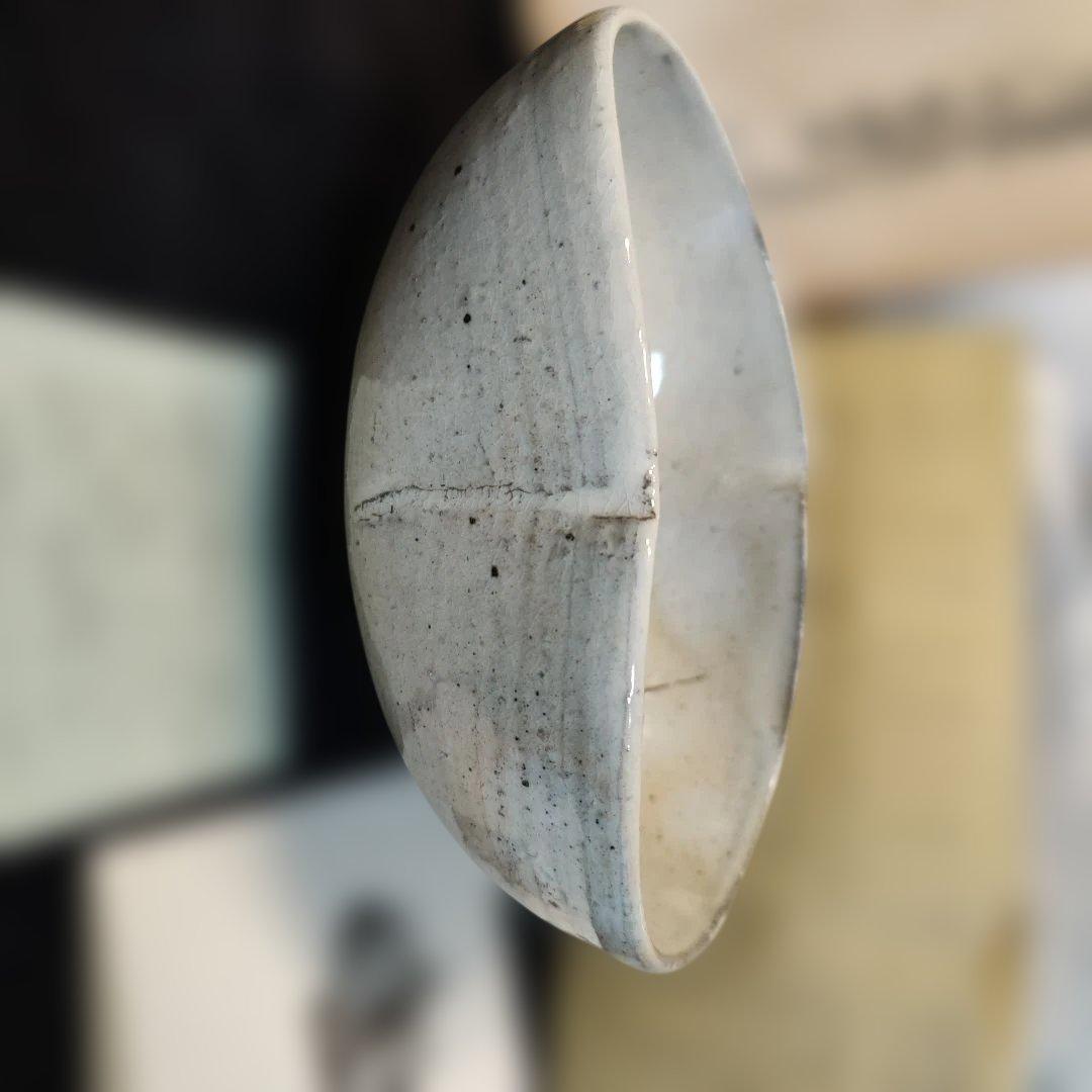 唐津焼/十四代中里太郎右衛門窯/絵唐津粉引鉢/共箱/懐石道具