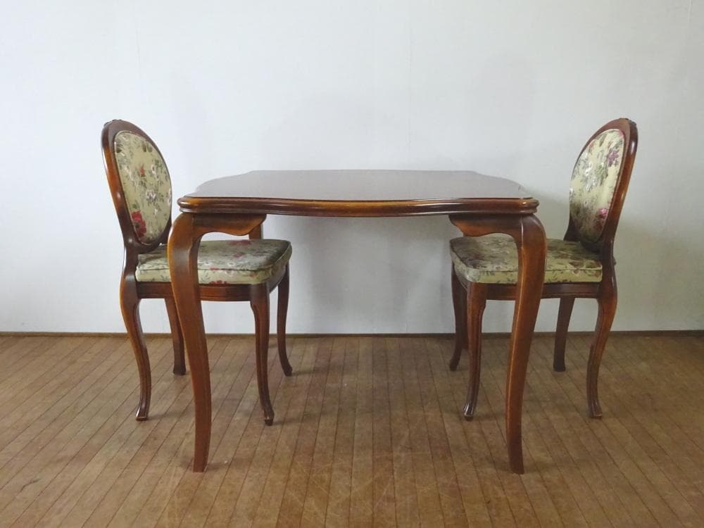 ヨッコ　IDC大塚家具　松永工房　カンティーニュ　ダイニング3点　美品