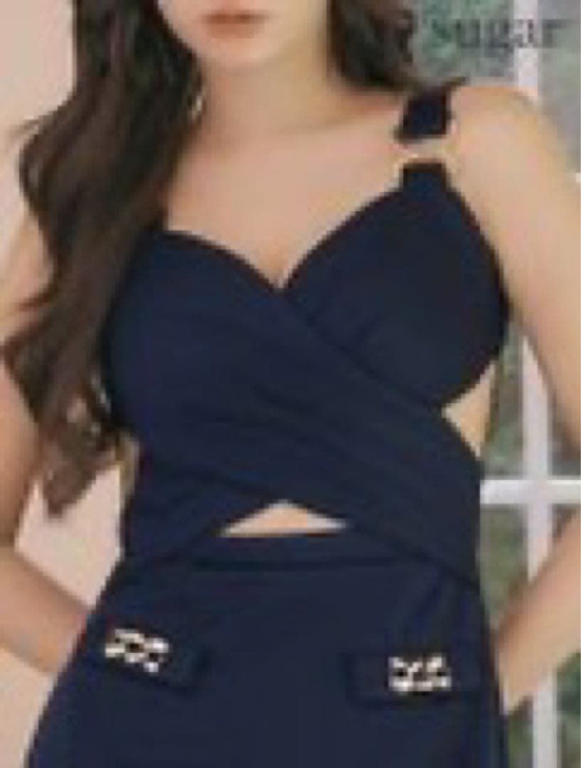 sugar ネイビー　オリジナルカラー キャバドレス