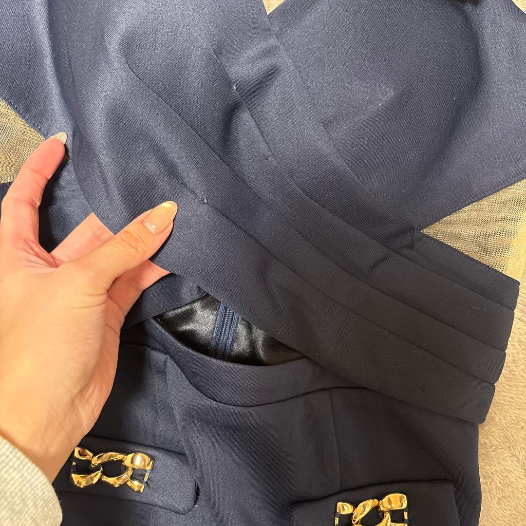 sugar ネイビー　オリジナルカラー キャバドレス