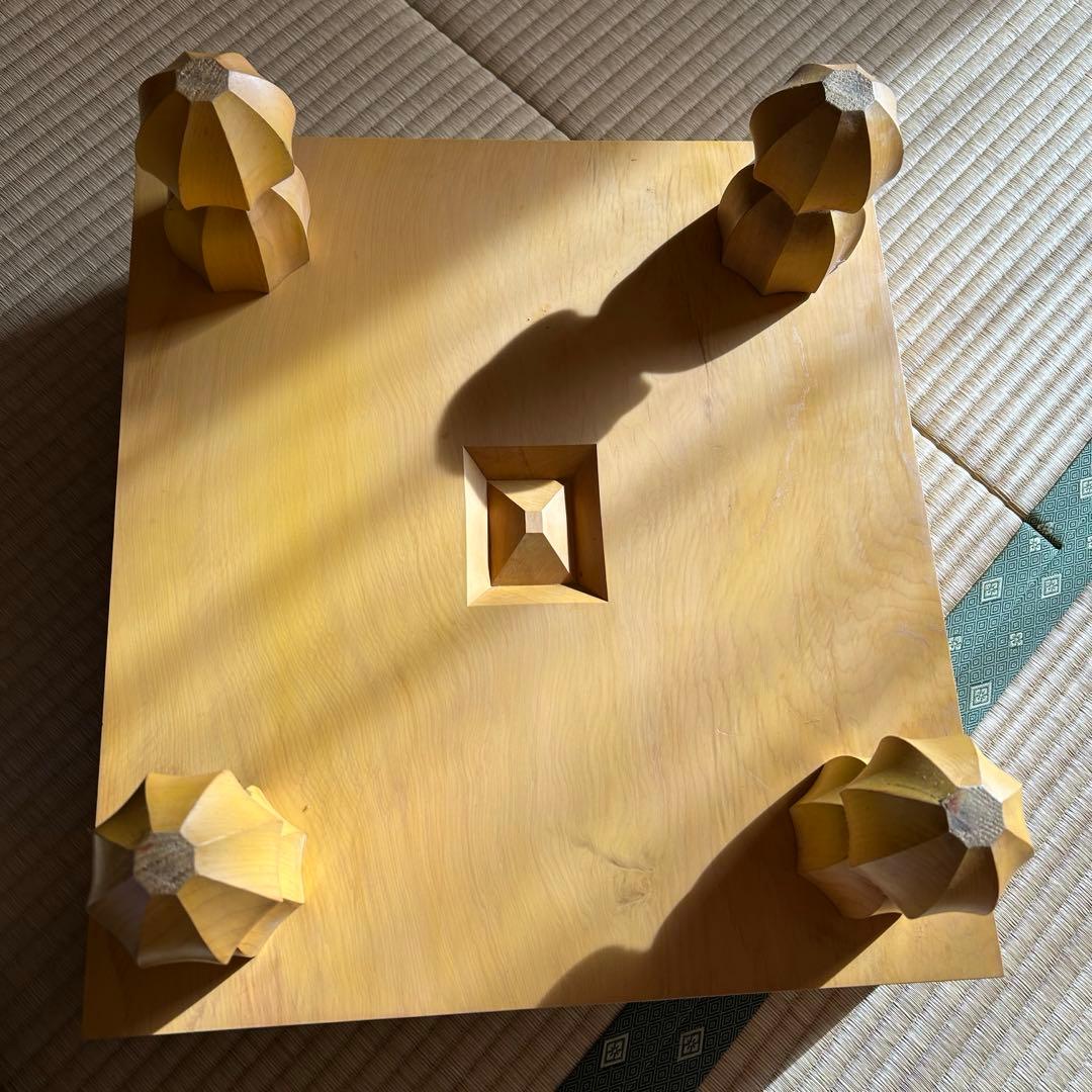 脚付き 囲碁盤 碁石