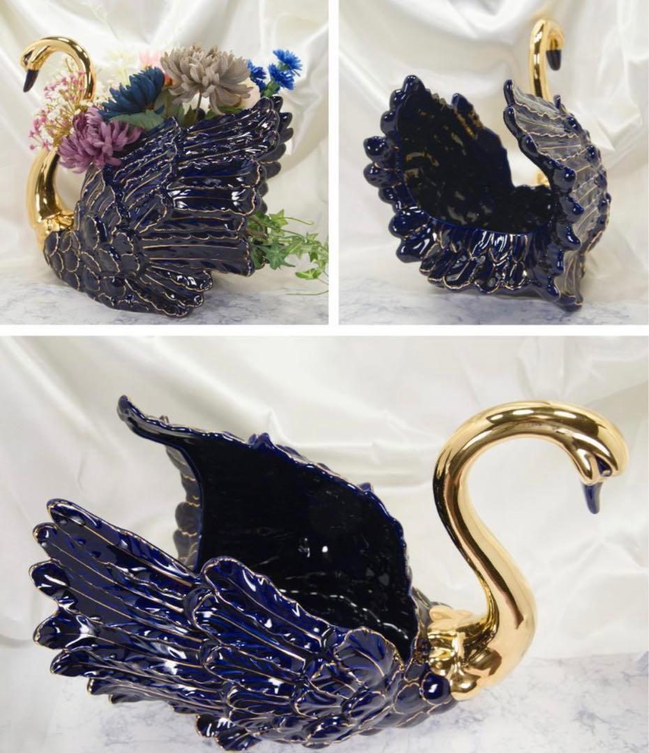 イタリア製金12％ PLUM社 スワン