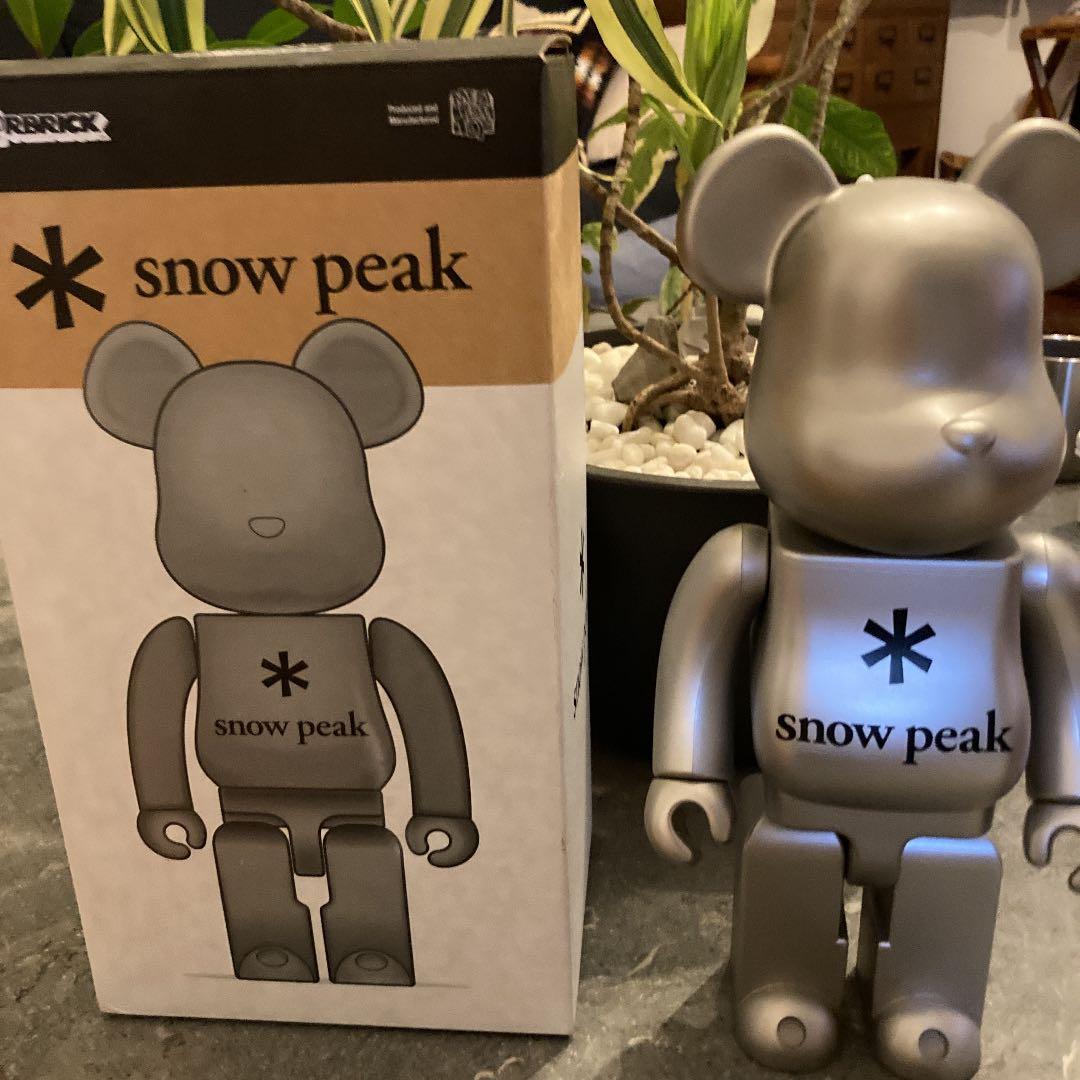 snow peak 400%ベアブリック スノーピーク メディコムトイ 限定