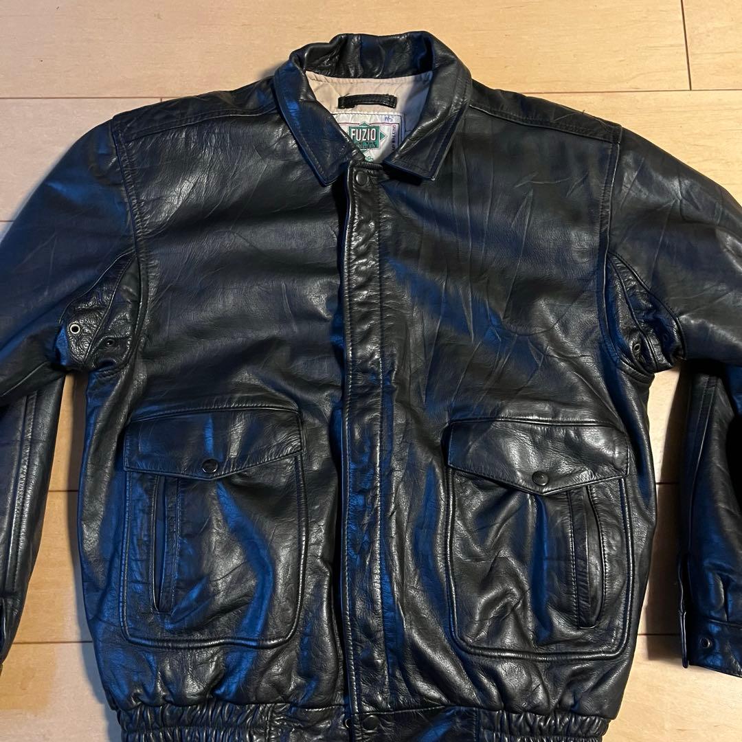 archive 00s leather flight jacket - メルカリ