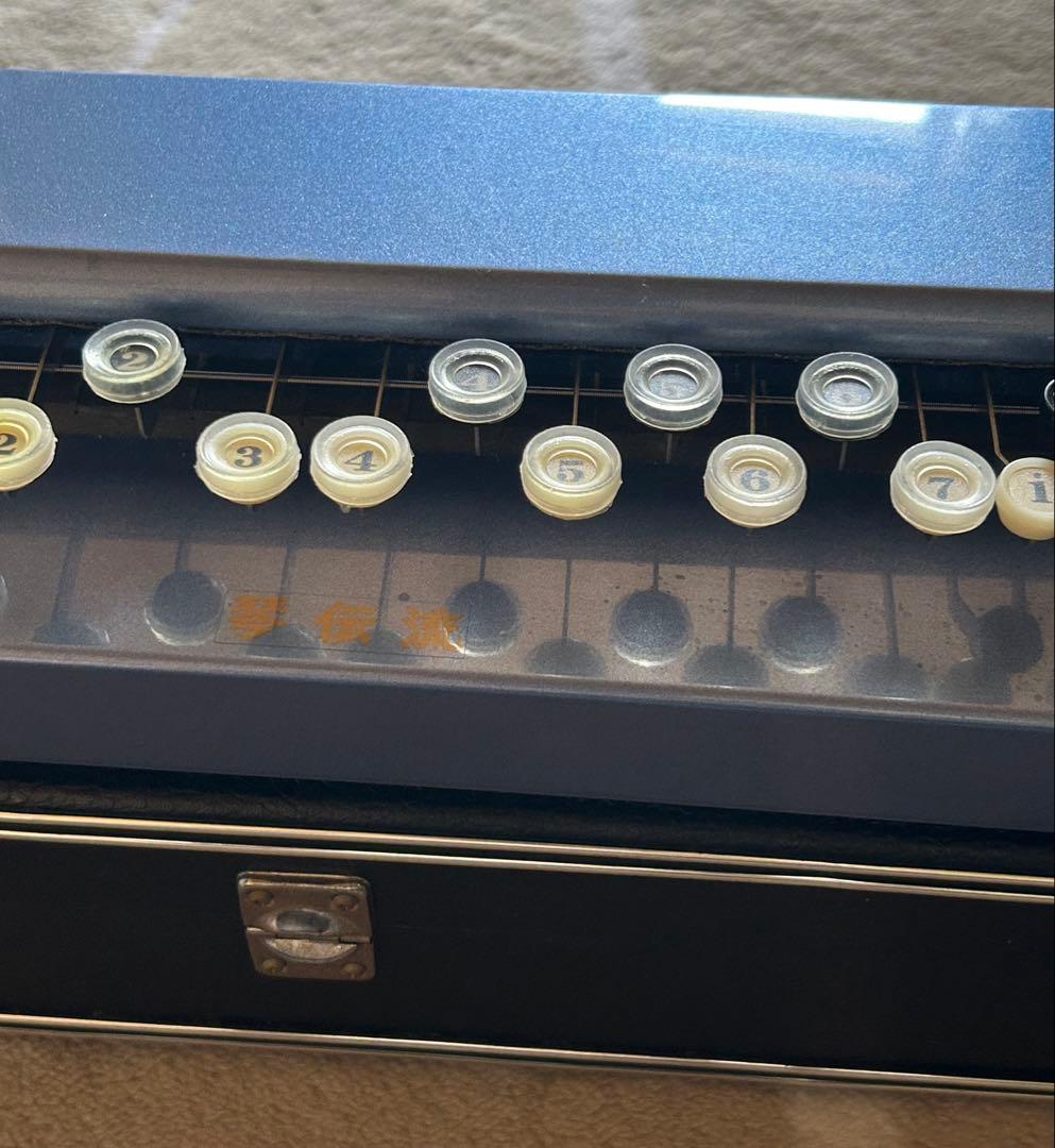 大正琴 菊花 電子琴 エレキ ハードケース付 琴伝流 楽器・機材