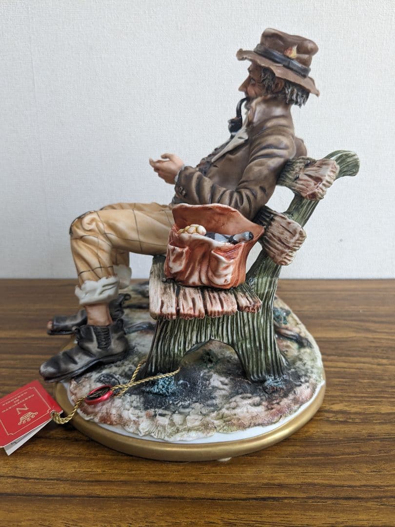 イタリア製 カポディモンテ フィギュリン 陶人形 置物 - メルカリ