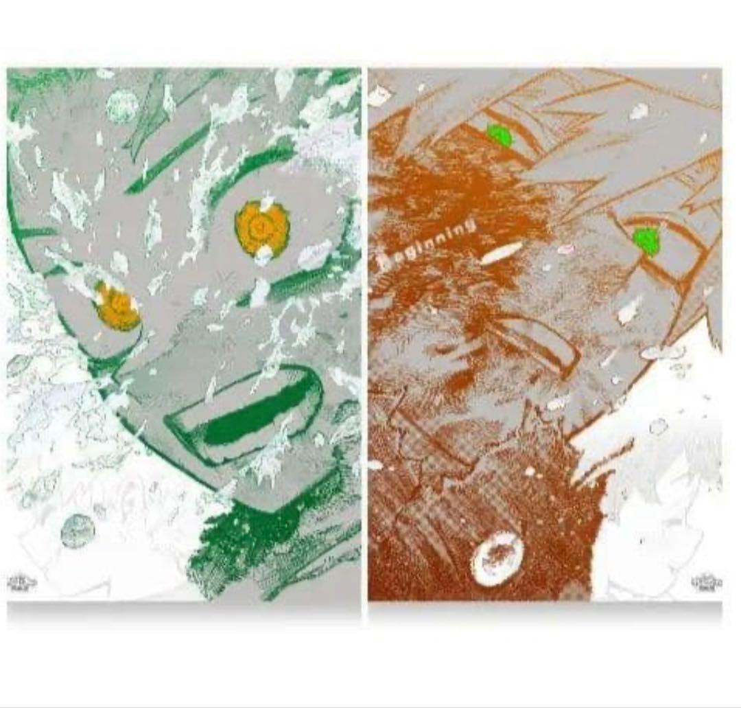 ヒロアカ 原画展 A2アートポスター2枚セット The Beginning