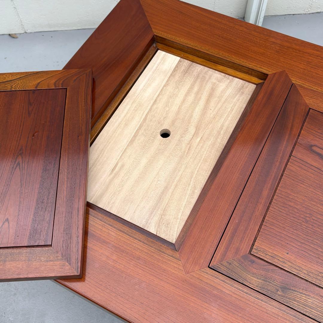 最高級 囲炉裏テーブル 昭和レトロ 火鉢 古民家家具 希少 引き出し