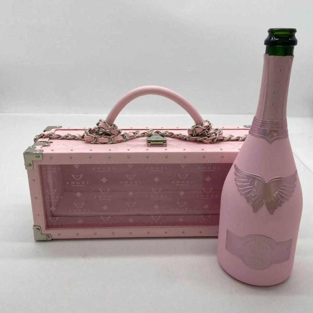 ANGEL エンジェル シャンパン空きボトル・ケース3点セット - メルカリ