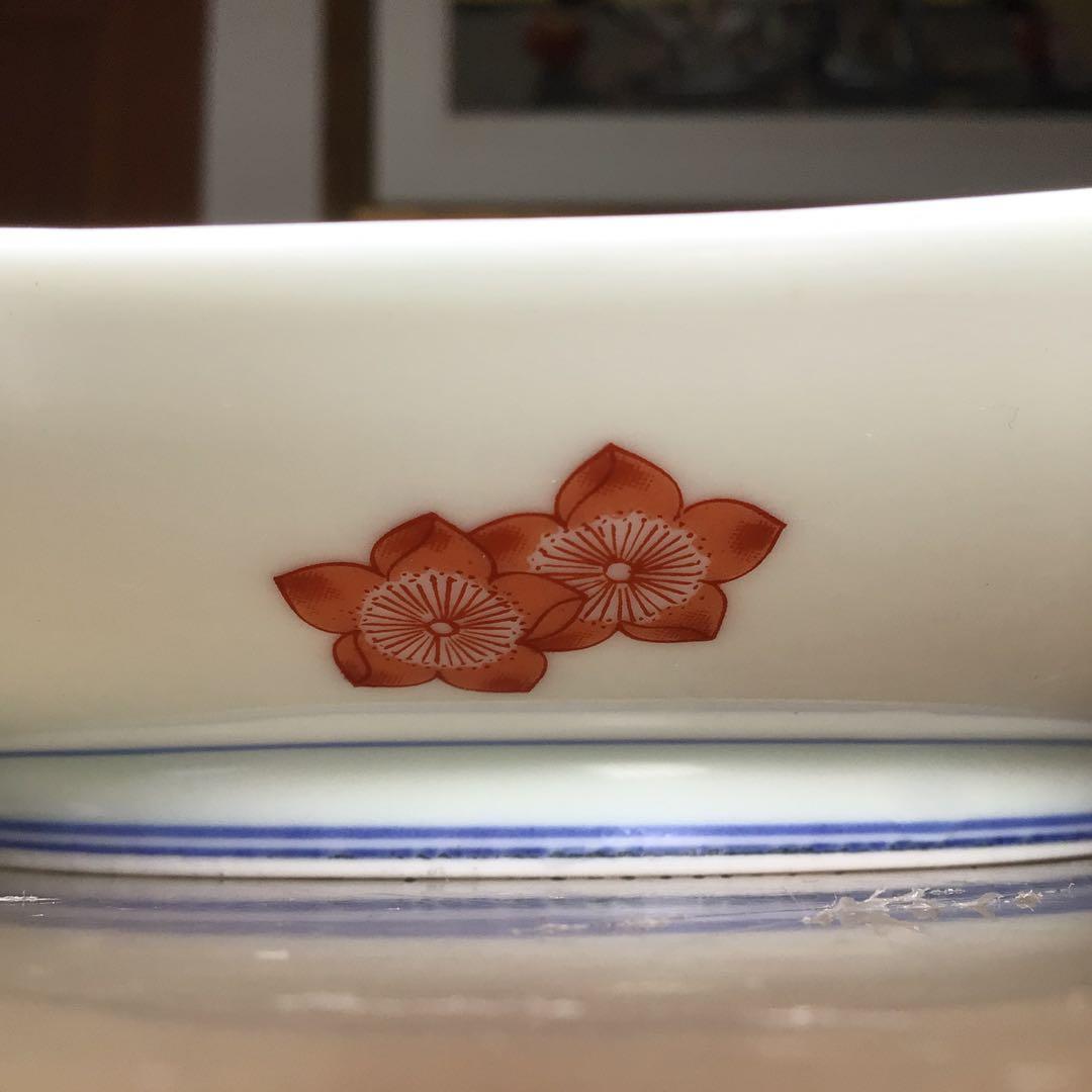 冬うー特価』 鍋島焼 其泉 桃 角皿 5枚 - メルカリ