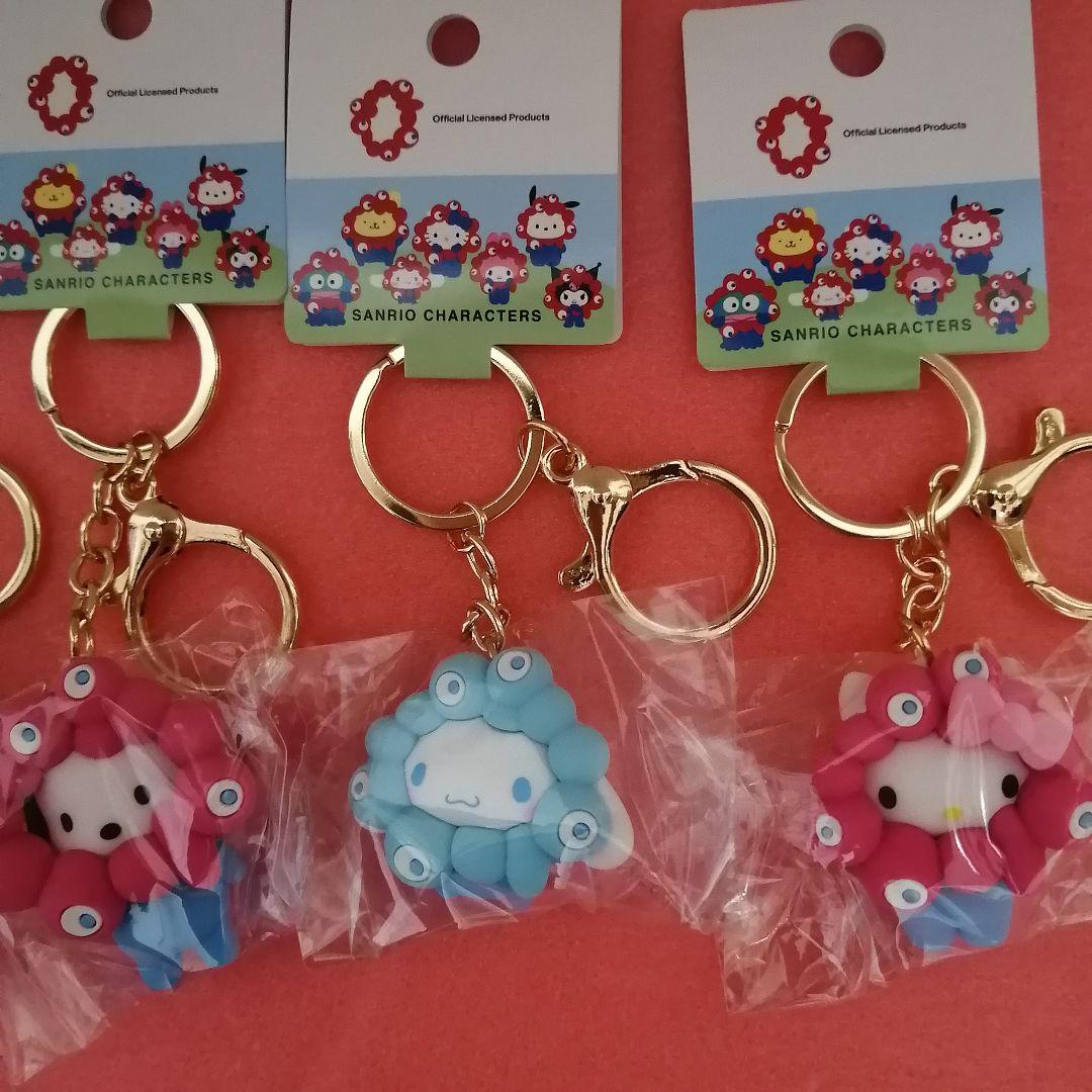 サンリオ　ミャクミャク　なりきり立体キーホルダー　パステルカラー　コンプリート