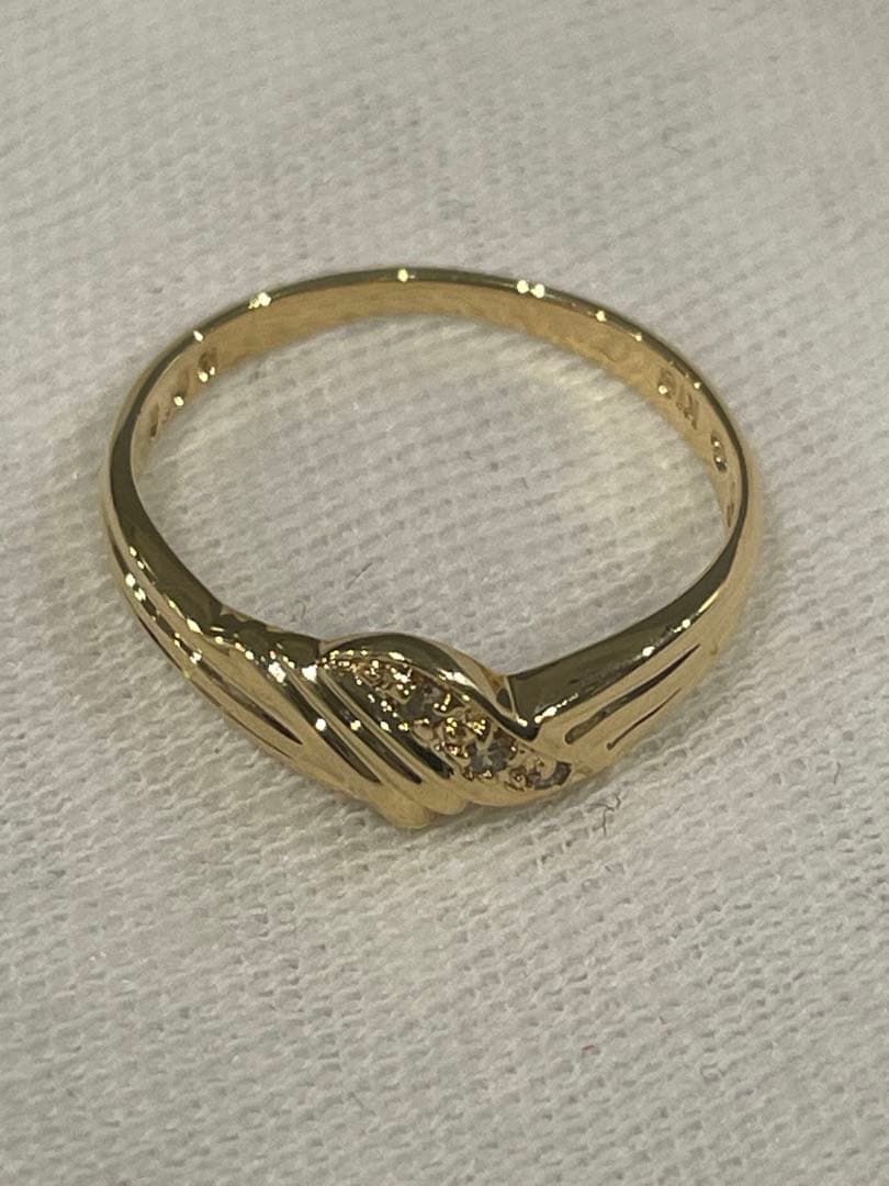 ジュエリーマキ　K18リング　18金指輪　ダイヤモンドリング　18金　k18