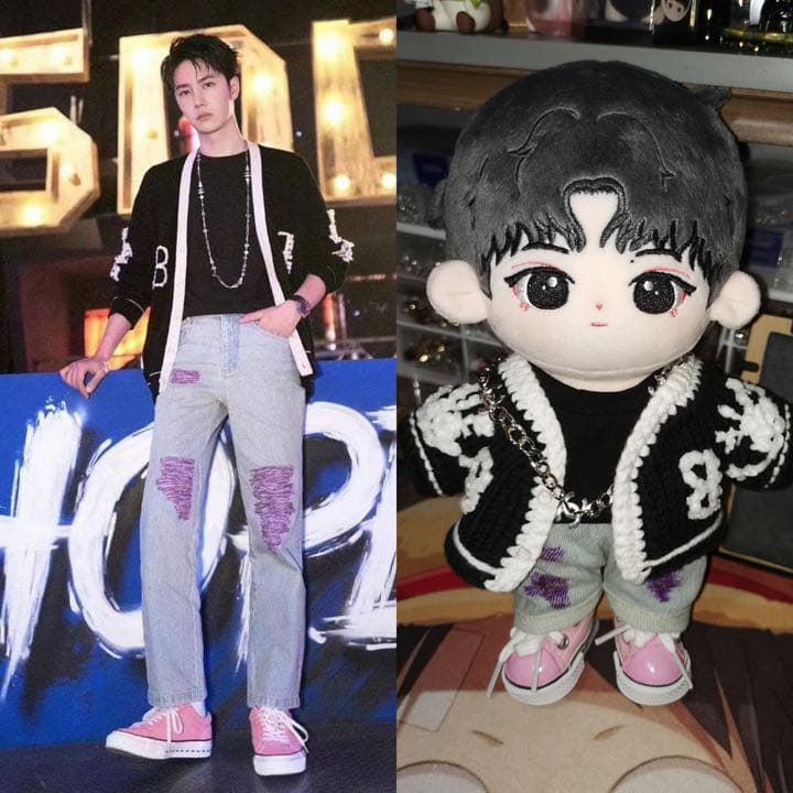 ご確認用(王一博 ぬいぐるみ 20cm お洋服 着せ替え ハンドメイド)