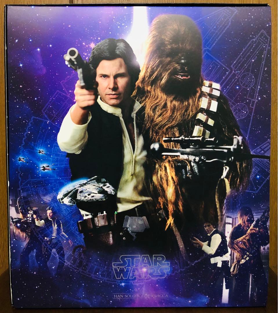 ホットトイズ　スターウォーズ　ハンソロ&チューバッカ　フィギュア