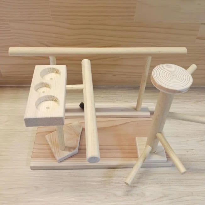 T56 止まり木 パーチ 門型 中型のインコちゃん用 スタンド