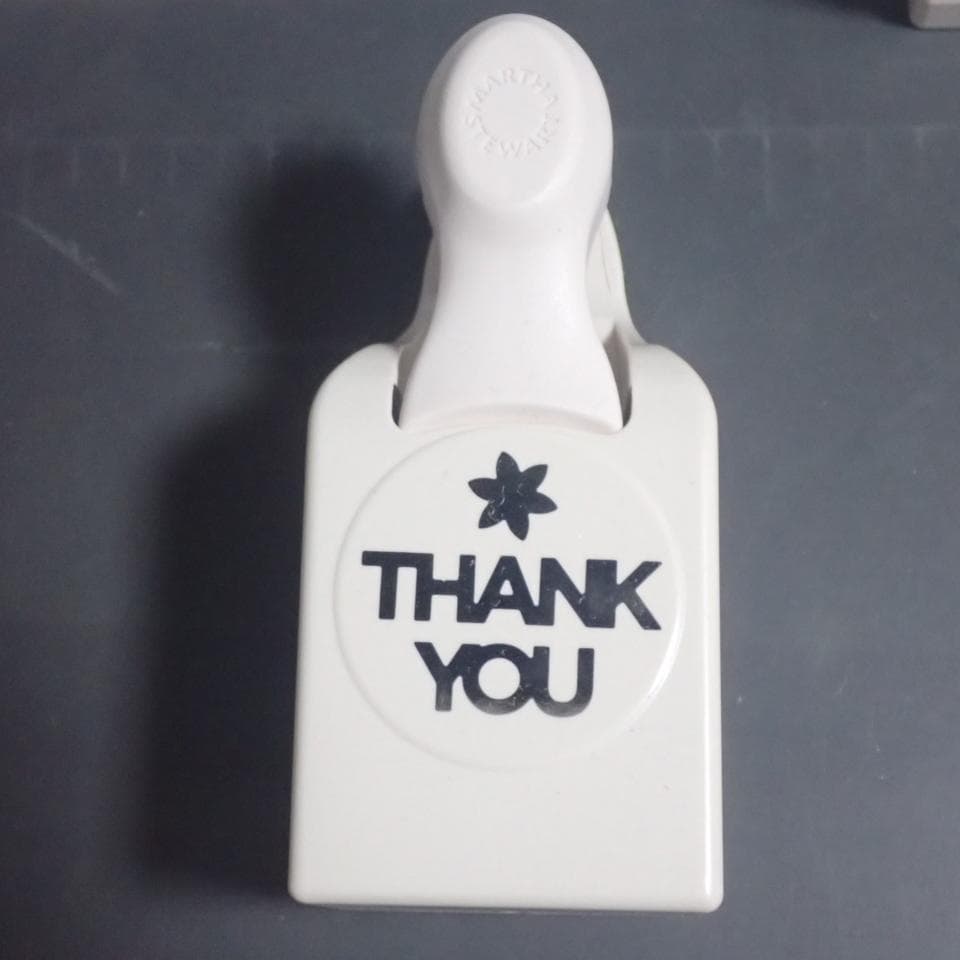 Thank you ローマ字 英語 クラフトパンチ