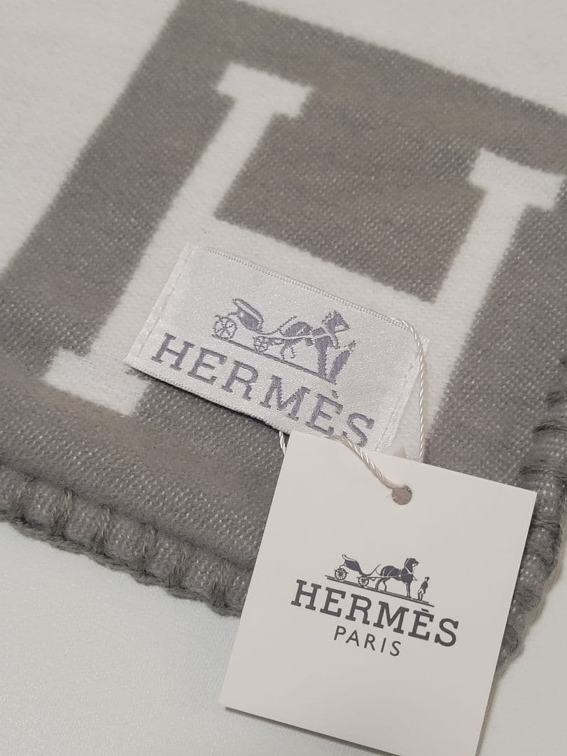 エルメス　クッションカバー　グレー　45×45　2枚セット