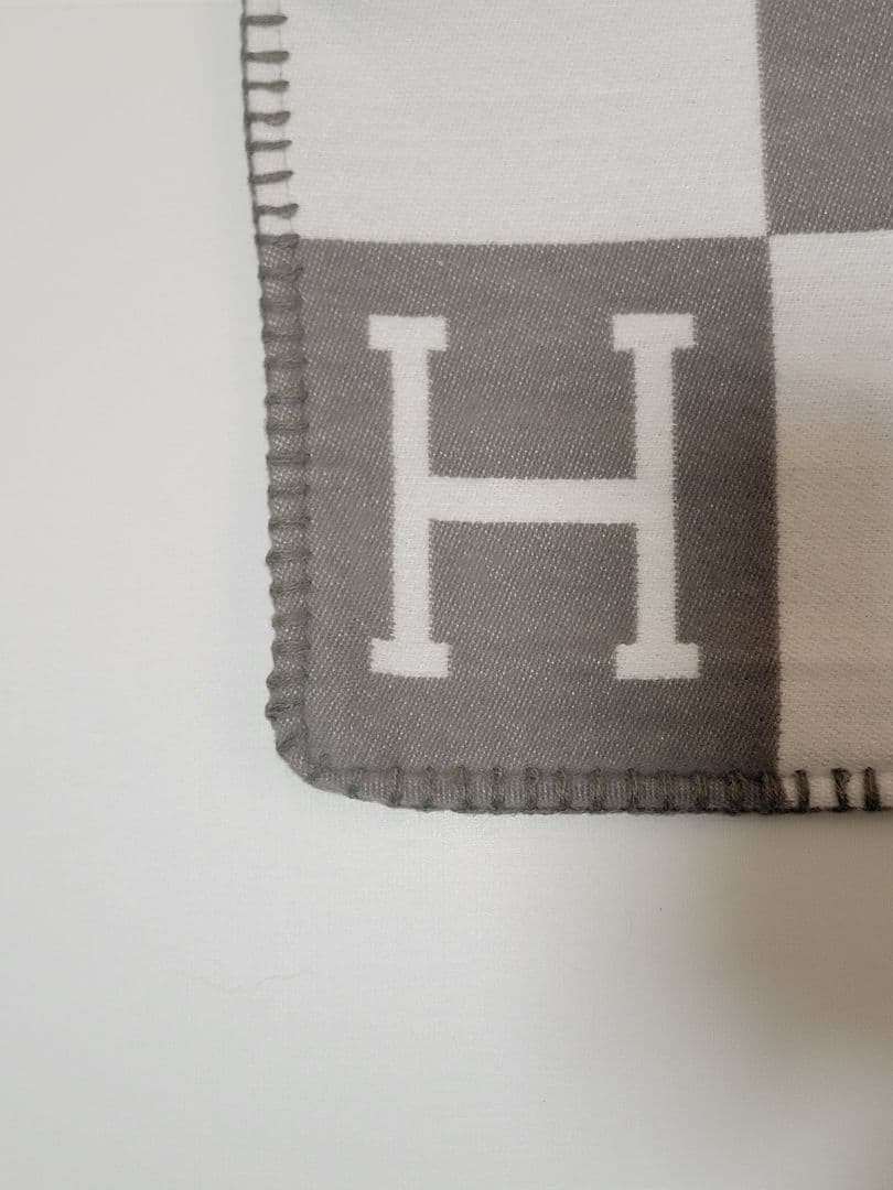 エルメス　クッションカバー　グレー　45×45　2枚セット