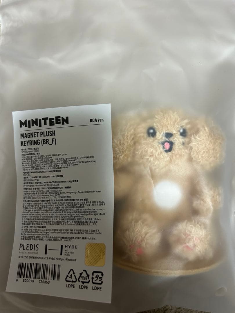 SEVENTEEN MINITEEN DOA ドギョム PLUSH TOY SEVENTEEN - 'MINITEEN
