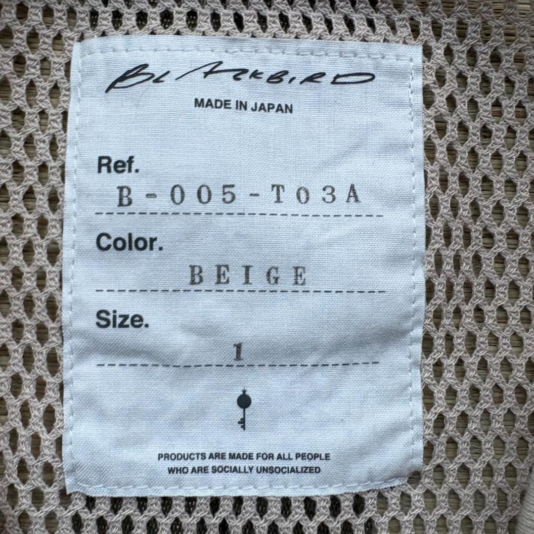 BLACKBIRD / mesh tank top サイズ1 BLACKBIRD / mesh tank top サイズ