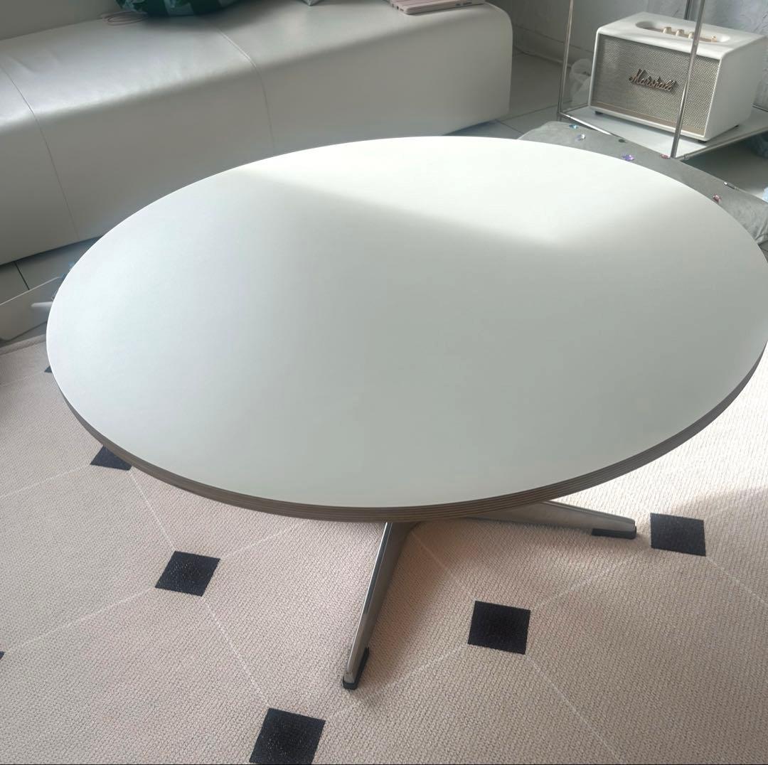 o´gre オグレ 形ラウンドテーブル ローテーブル 80㎝ 韓国インテリア