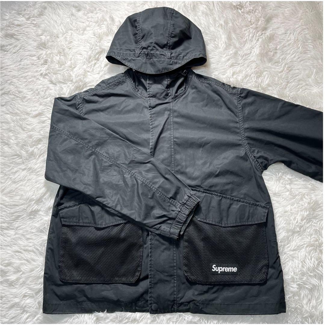 シュプリーム　マウンテンパーカー　ジャケット　ブラック　フード　Lサイズ　189